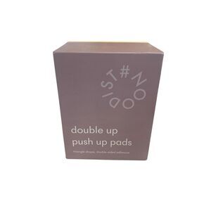 NOOD #3 Double Up Demi Push Up Pads in Buff Size C/D NIB